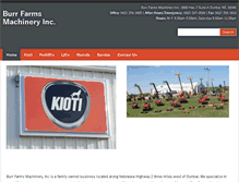 Tablet Screenshot of burrfarms.com